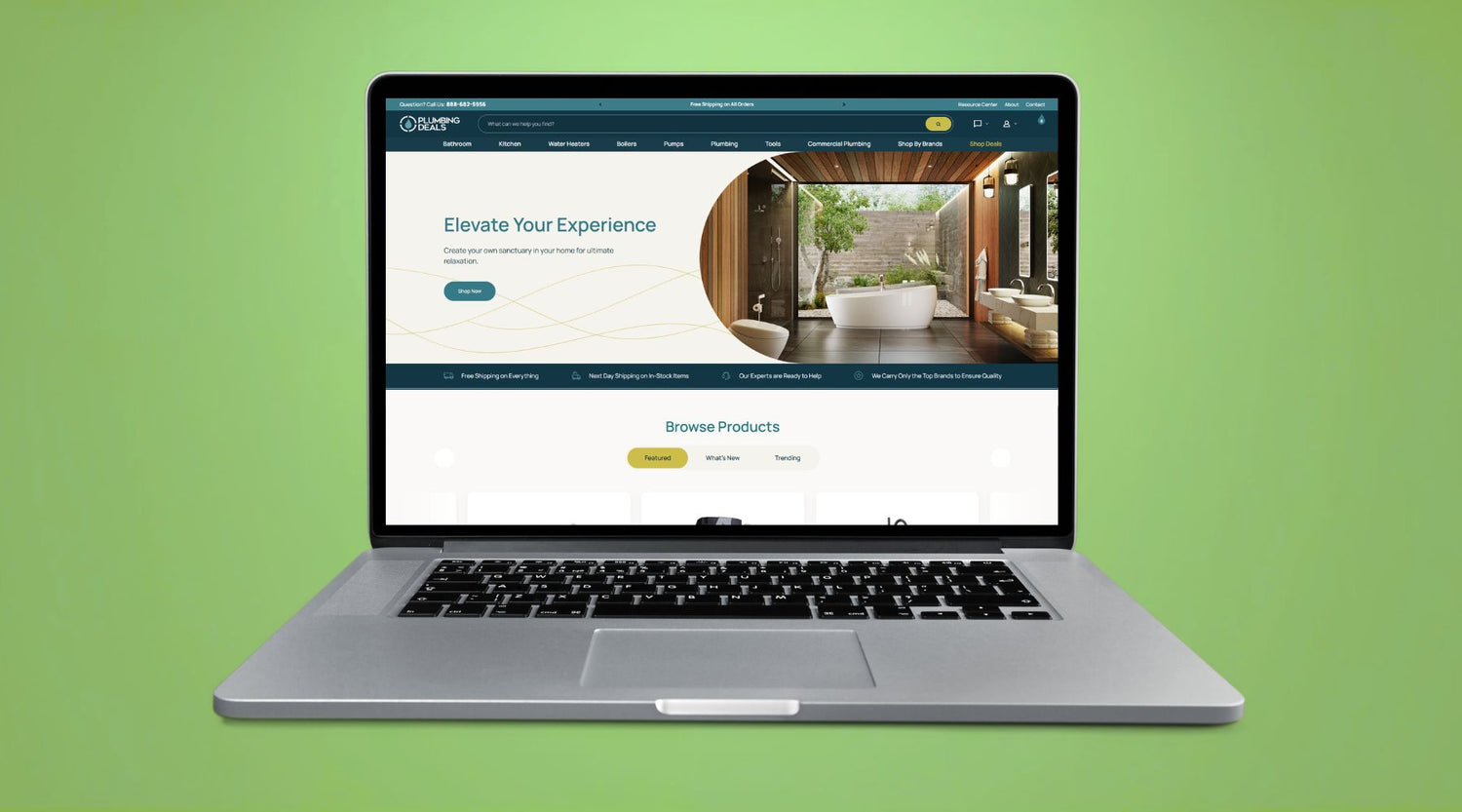 Plumbing Deals Website Redesign and Logo Update by Plumbing Deals