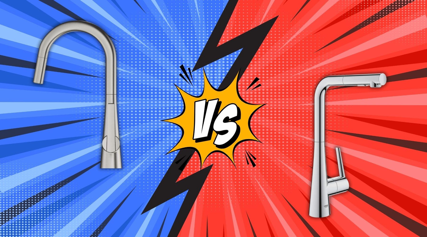 Pull-Down vs. Pull-Out Faucets: Which Faucet Is Right for You by Plumbing Deals