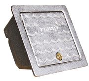 Prier PRIER Brass Heavy Round Commercial Wall Hydrant Box