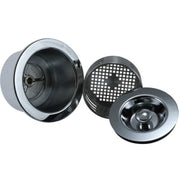 Mountain Plumbing 3-in-1 - 3-1/2" Kitchen Sink Strainer with Stopper Lid and Lift-Out Basket in Satin Gold - MT115/SG