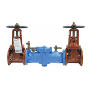 Watts Series 009 RPZ Backflow Preventer 3 Inch OSY Lever Handles Cast Iron Epoxy