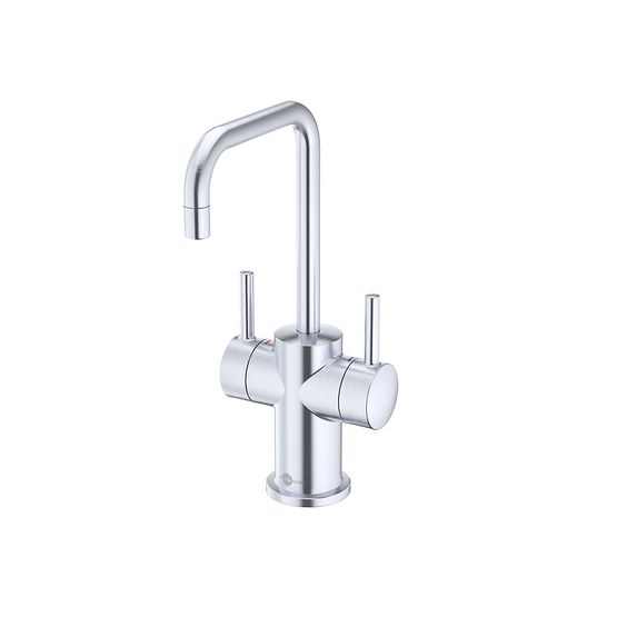 InSinkErator Showroom Collection F-HC3020 Modern Instant Hot and Cold Faucet in Arctic Steel - 45396AJ-ISE
