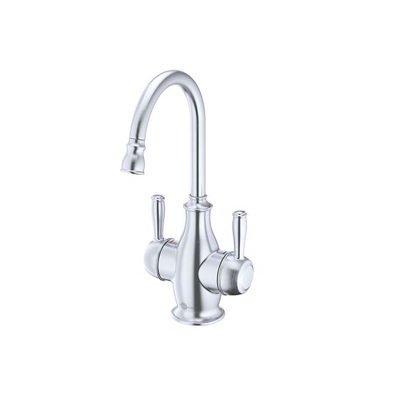 InSinkErator Showroom Collection F-HC2010 Traditional Instant Hot and Cold Faucet in Arctic Steel - 45390AJ-ISE