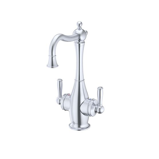 InSinkErator Showroom Collection F-HC2020 Traditional Instant Hot and Cold Faucet in Arctic Steel - 45392AJ-ISE