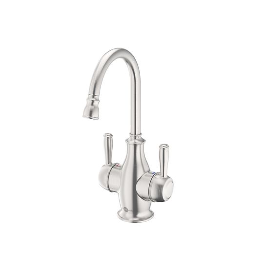 InSinkErator Showroom Collection F-HC2010 Traditional Instant Hot and Cold Faucet in Stainless Steel - 45390AU-ISE