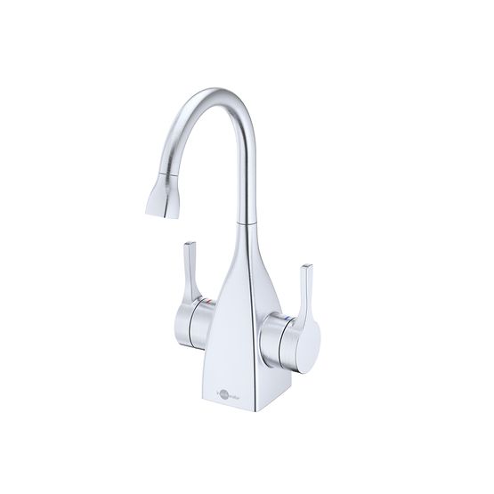 InSinkErator Showroom Collection FH1020 Transitional Instant Hot and Cold Faucet in Arctic Steel - 45388AJ-ISE