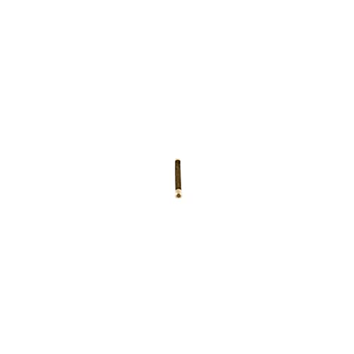 Brass threaded stem with 1/4" NPT connections on both ends, 10" length.