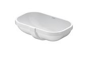 Duravit D-Code 19-1/2" Oval Undermount Bathroom Sink - White