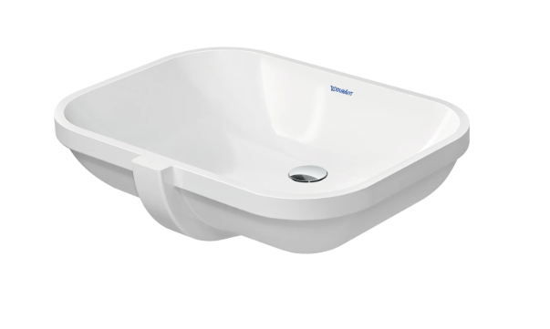 Duravit D-Code 22" Rectangular Undermount Bathroom Sink - White