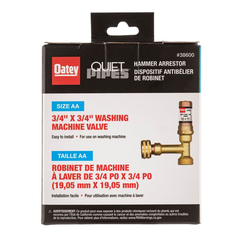 Oatey Water Hammer Arrestor Shock Absorber - Brass