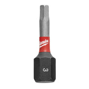 Milwaukee 48-32-4725 Shockwave Impact Hex 3 mm Insert Bit - 10 pack