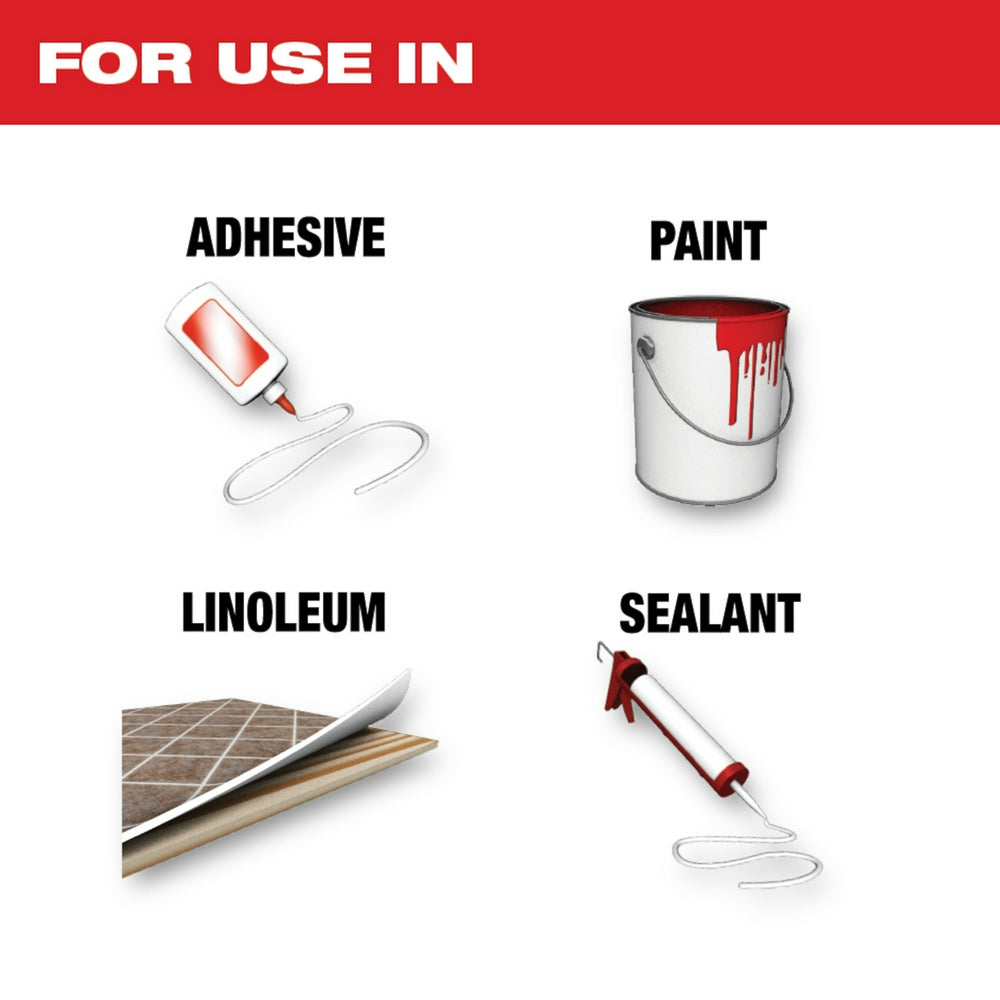 Material removal set with scraper tools for adhesive, paint, linoleum, and sealant removal applications.