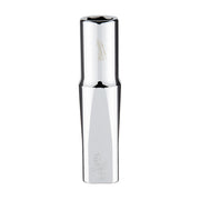 Chrome plated deep socket with 6-point hex opening and 3/8 inch drive connection.