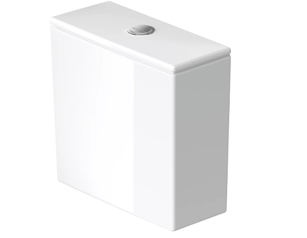 Duravit DuraStyle 1.32/0.92 GPF Dual Flush Toilet Tank w/ Top Flush - White