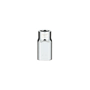 Milwaukee 1/2 inch drive 11MM metric socket with six-point head and four flat sides.