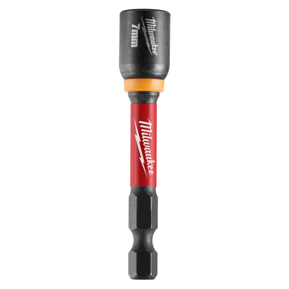 Milwaukee 49-66-0707 Shockwave Impact Duty 7MM x 2-9/16" Magnetic Nut Driver 10PK