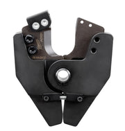 Black metal jaw tool with dual opposing plates, adjustment screw, and mounting holes for M18 power tool system.