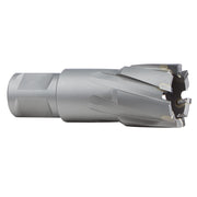 Milwaukee TCT annular cutter with 1-5/16 inch diameter and hollow cylindrical body with carbide cutting teeth.