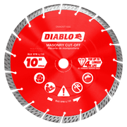 Diablo DMADST1000 10 in. Diamond Segmented Turbo Cut-Off Discs for Masonry