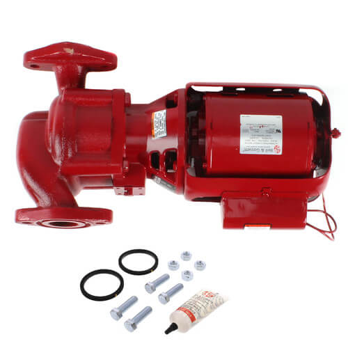 Bell & Gossett Series HV NFI 1/6 HP 115V 40 GPM Oil Lubricated Three Piece Cast Iron Circulator Pump with Non Ferrous Impeller - 102210