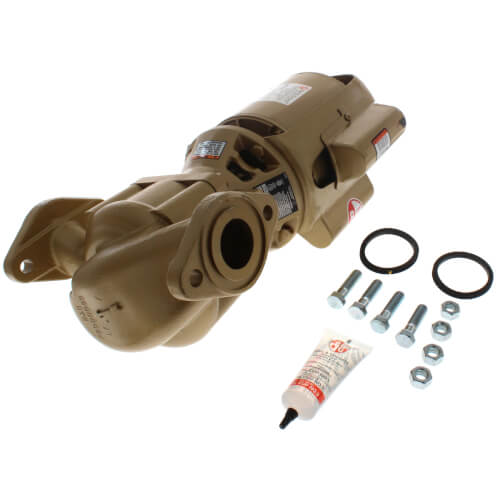 Bell & Gossett Series HV AB 1/6 HP 115V 40 GPM Oil Lubricated Three Piece Lead Free Bronze Circulator Pump with Non Ferrous Impeller - 102213LF