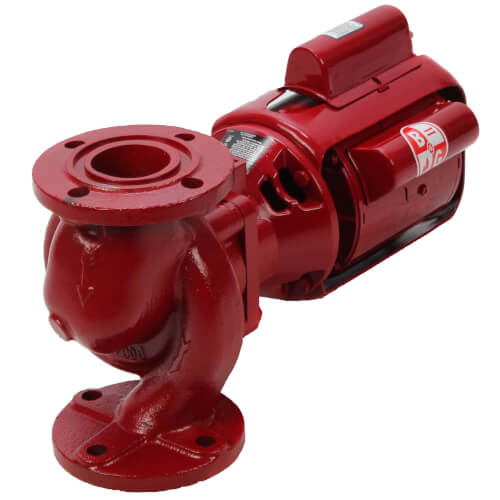Bell & Gossett Series 2" NFI 1/6 HP 115V 75 GPM Oil Lubricated Three Piece Cast Iron Circulator Pump with Non Ferrous Impeller - 102214