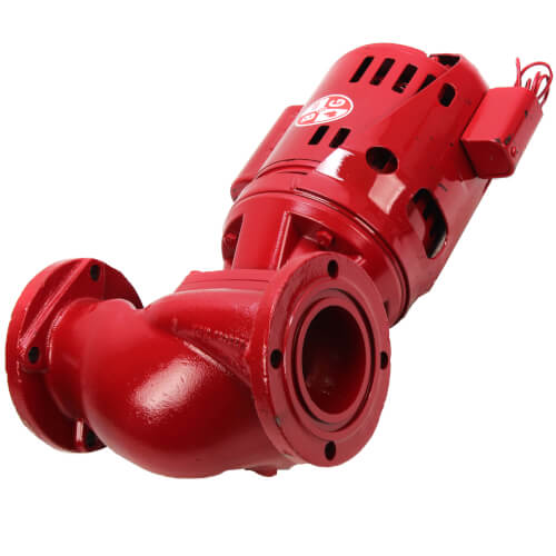 Bell & Gossett Series HD3 1/3 HP 115/230V 115 GPM Oil Lubricated Three Piece Cast Iron Circulator Pump with Non Ferrous Impeller - 102226