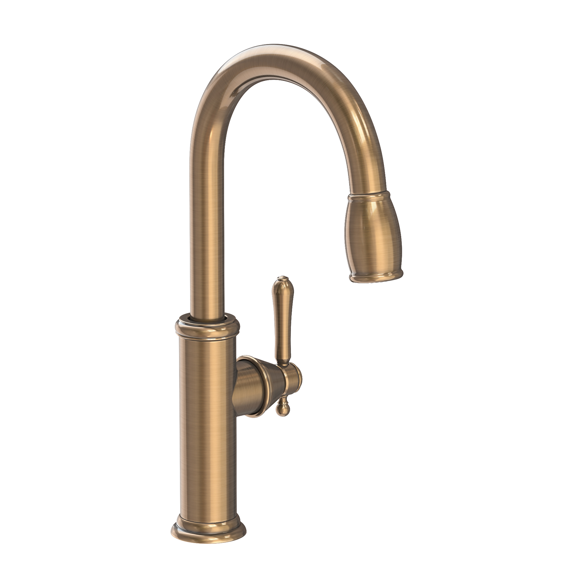 Newport Brass Chesterfield 1.8 GPM Single Hole Pull Down Kitchen Faucet