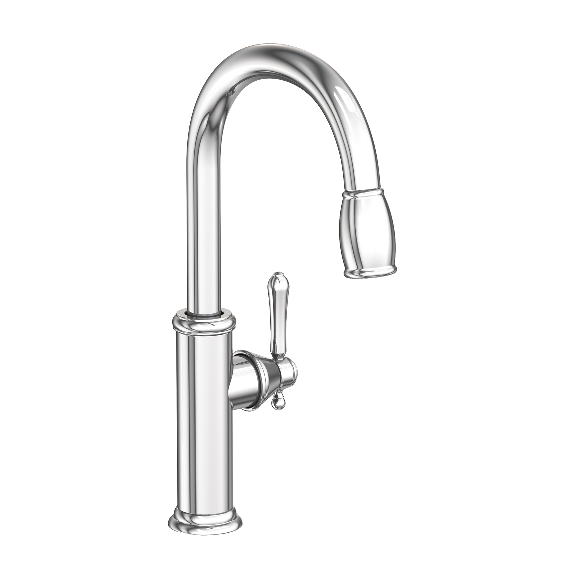 Newport Brass Chesterfield 1.8 GPM Single Hole Pull Down Kitchen Faucet
