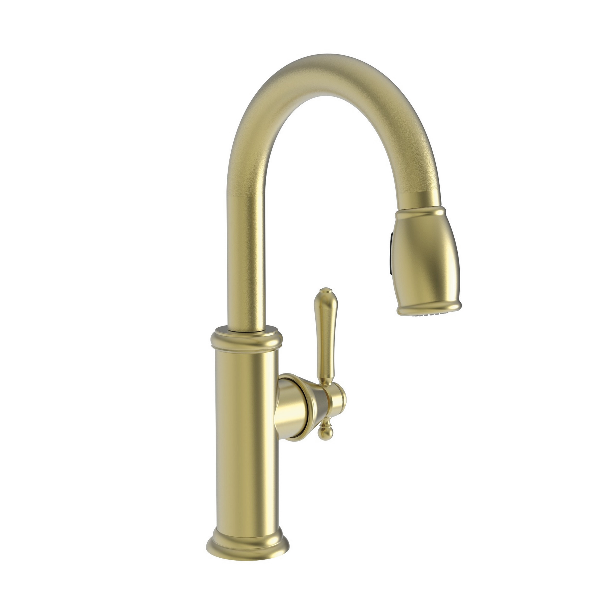 Newport Brass Chesterfield 1.8 GPM Single Hole Pull Down Bar & Prep Faucet