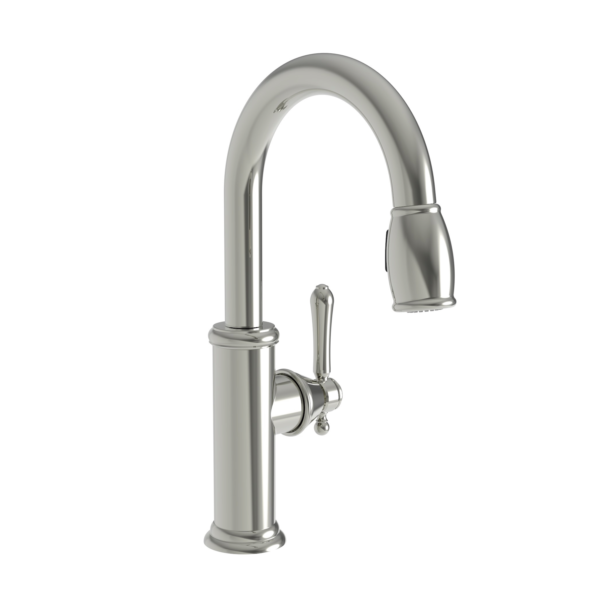 Newport Brass Chesterfield 1.8 GPM Single Hole Pull Down Bar & Prep Faucet