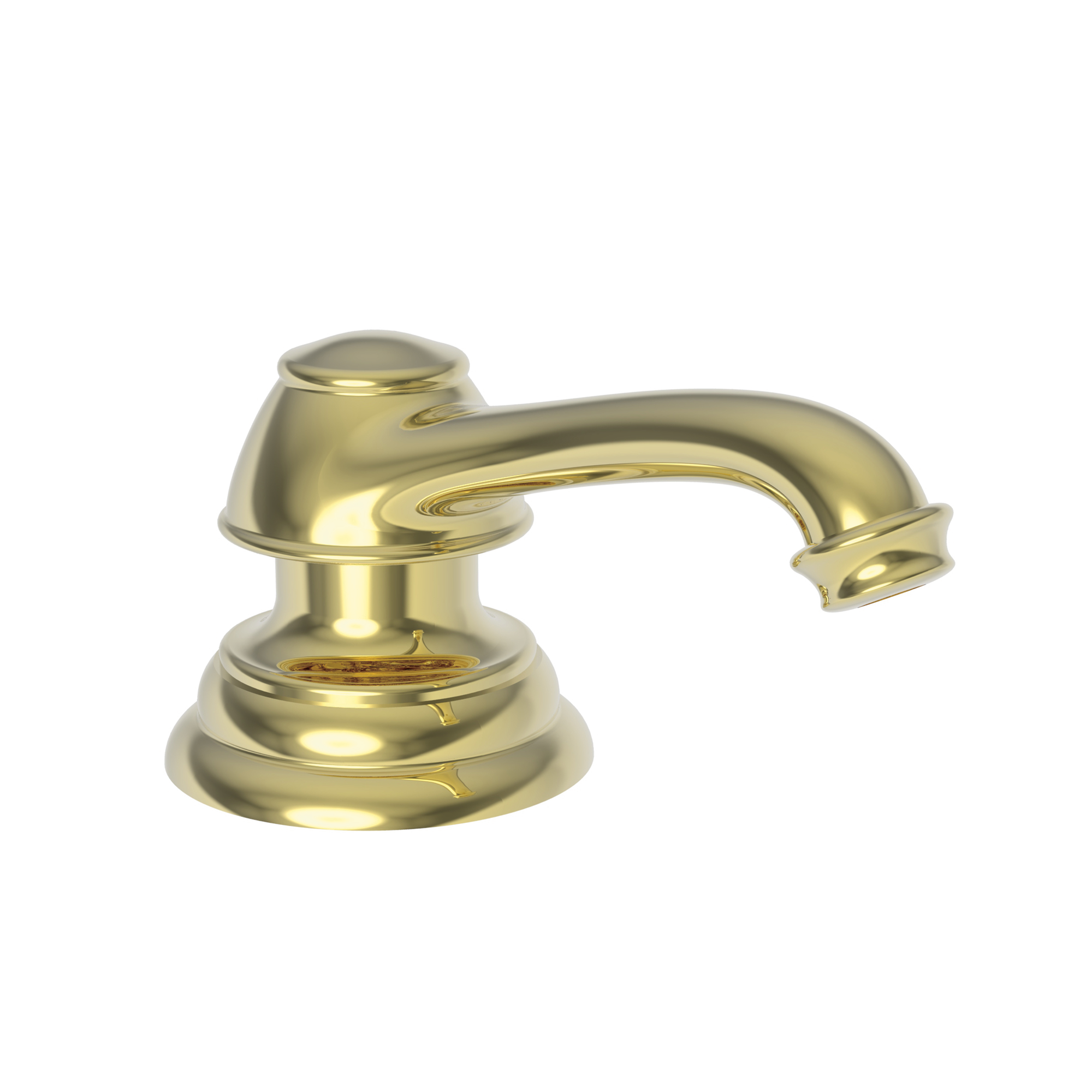 Newport Brass Chesterfield Deck Mounted Soap & Lotion Dispenser with 8oz Bottle