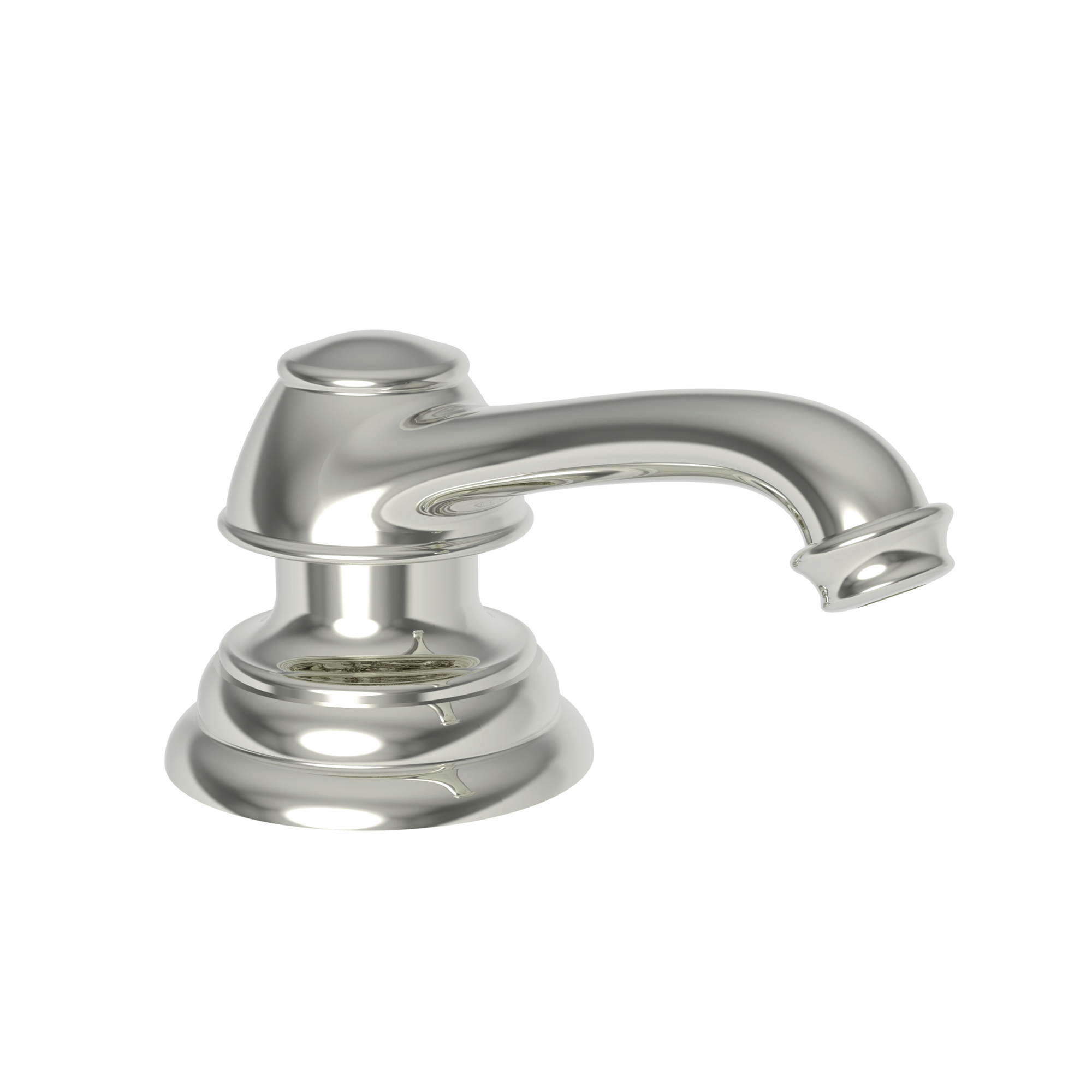 Newport Brass Chesterfield Deck Mounted Soap & Lotion Dispenser with 8oz Bottle