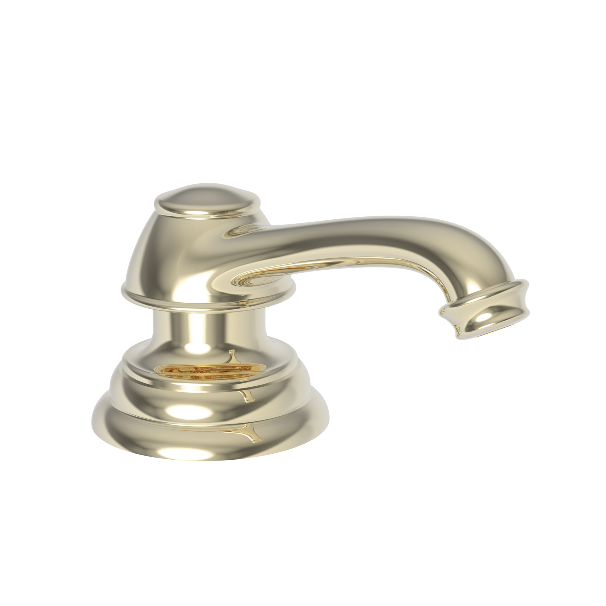 Newport Brass Chesterfield Deck Mounted Soap & Lotion Dispenser with 8oz Bottle