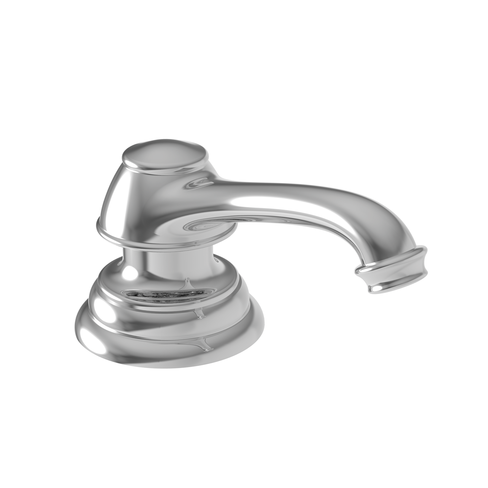 Newport Brass Chesterfield Deck Mounted Soap & Lotion Dispenser with 8oz Bottle