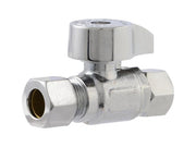 Eastman 10734LF Quarter-Turn Straight Stop Valve 3/8 Inch Retrofit