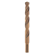 Milwaukee RED HELIX cobalt twist drill bit with 29/64" diameter and cylindrical shank on white background.