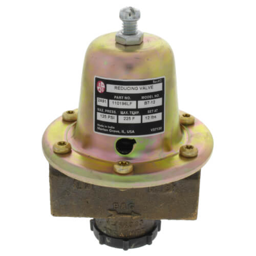 Bell & Gossett 110196LF Pressure Reducing 3/4 Inch NPT Brass