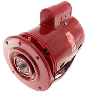 Red Bell & Gossett 3/4 HP single phase electric motor with mounting flange and terminal box.