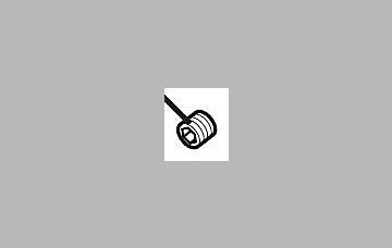 Set screw with slotted head and threaded shaft shown in technical line drawing.