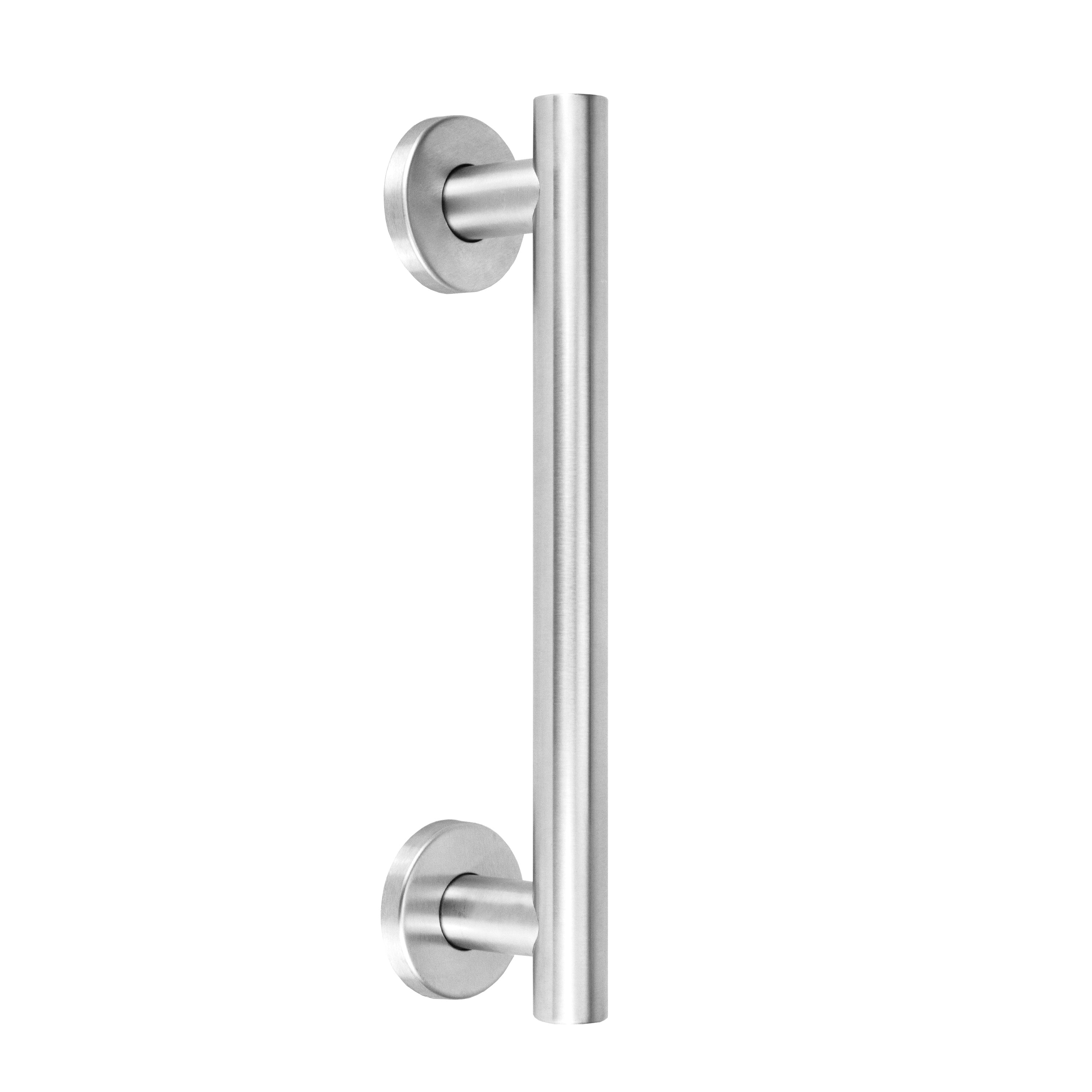 Jaclo 11424RND-LBL 24" Contemporary Stainless Steel 1 1/4" Safety Assist Bar with Concealed Screws in Light Blue Finish