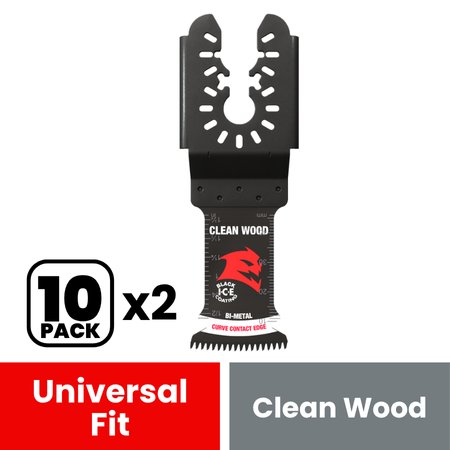 Diablo DOU125JBW10 1-1/4 in. Universal Fit Bi-Metal Oscillating Blade for Clean Wood