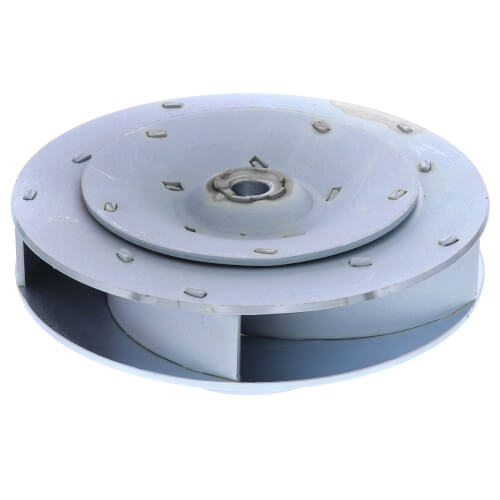 Steel pump impeller with 4-3/4 inch diameter, multiple bolt holes around circumference and central hub opening.
