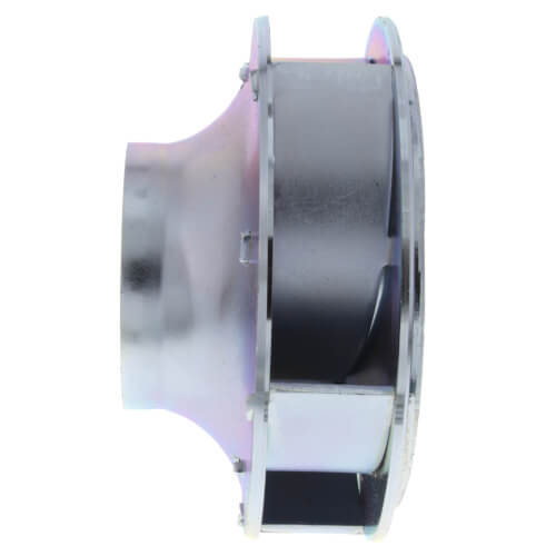 Steel impeller with curved blades and mounting flange for Bell & Gossett LD3 and 2-1/2" series pumps.