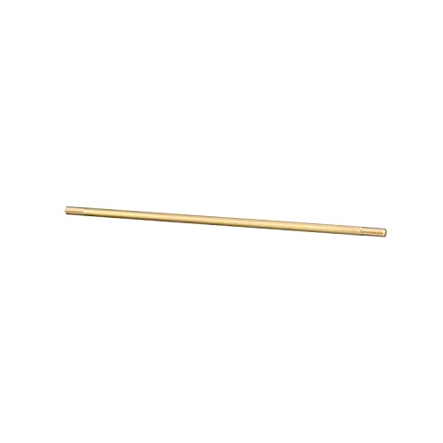 Brass threaded stem with 1/4" NPT connections on both ends, approximately 10" in length.
