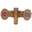 Woodford 122PX Wall Faucet Two Handle Hot and Cold Anti-Siphon PEX Inlet