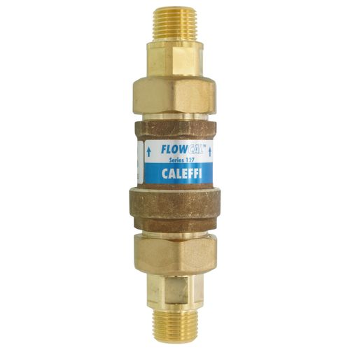 Caleffi FlowCal+ PIBV 1/2" NPT 2.2 GPM w/ Check 127141AFC-2G2