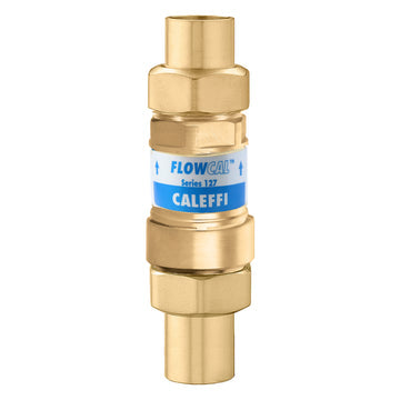 Caleffi 127369AF 4G0 FlowCal PIBV Low Lead 1" Sweat 4 GPM
