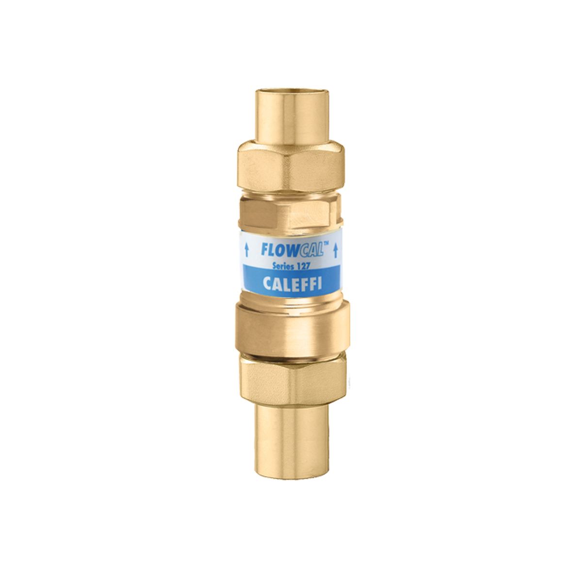 Caleffi 127159AFC 8G0 FlowCal+ PIBV Low Lead 3/4" Sweat w/ Check 8 GPM