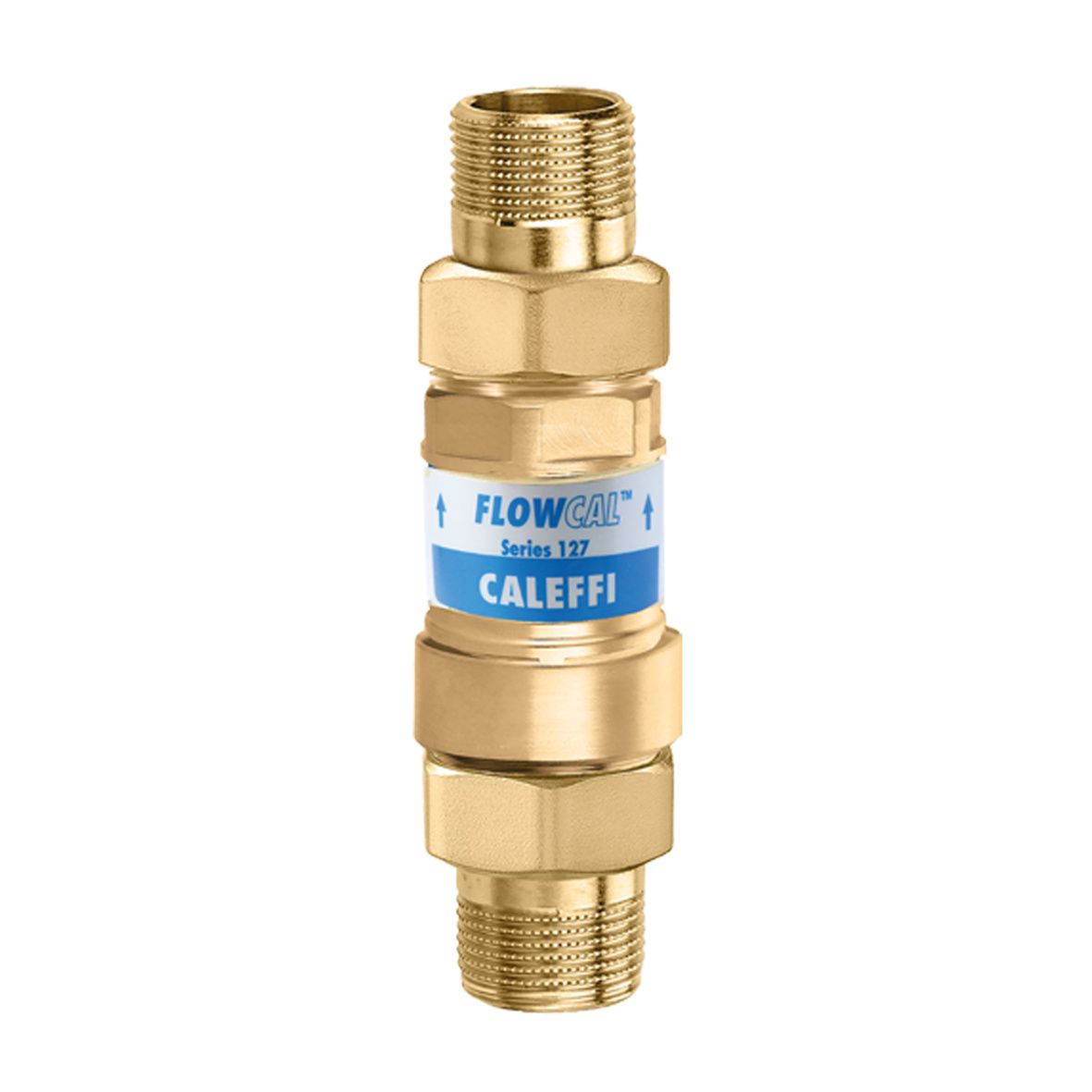 Caleffi 127161AFC 3G5 FlowCal+ PIBV Low Lead 1" NPT w/ Check 3.5 GPM